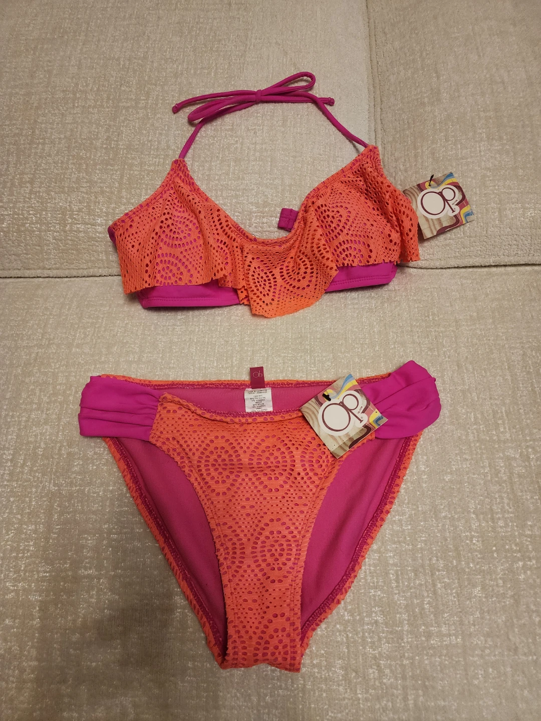 BNWT Bikini Set - Pink & Orange - BRAND NEW - photo 2