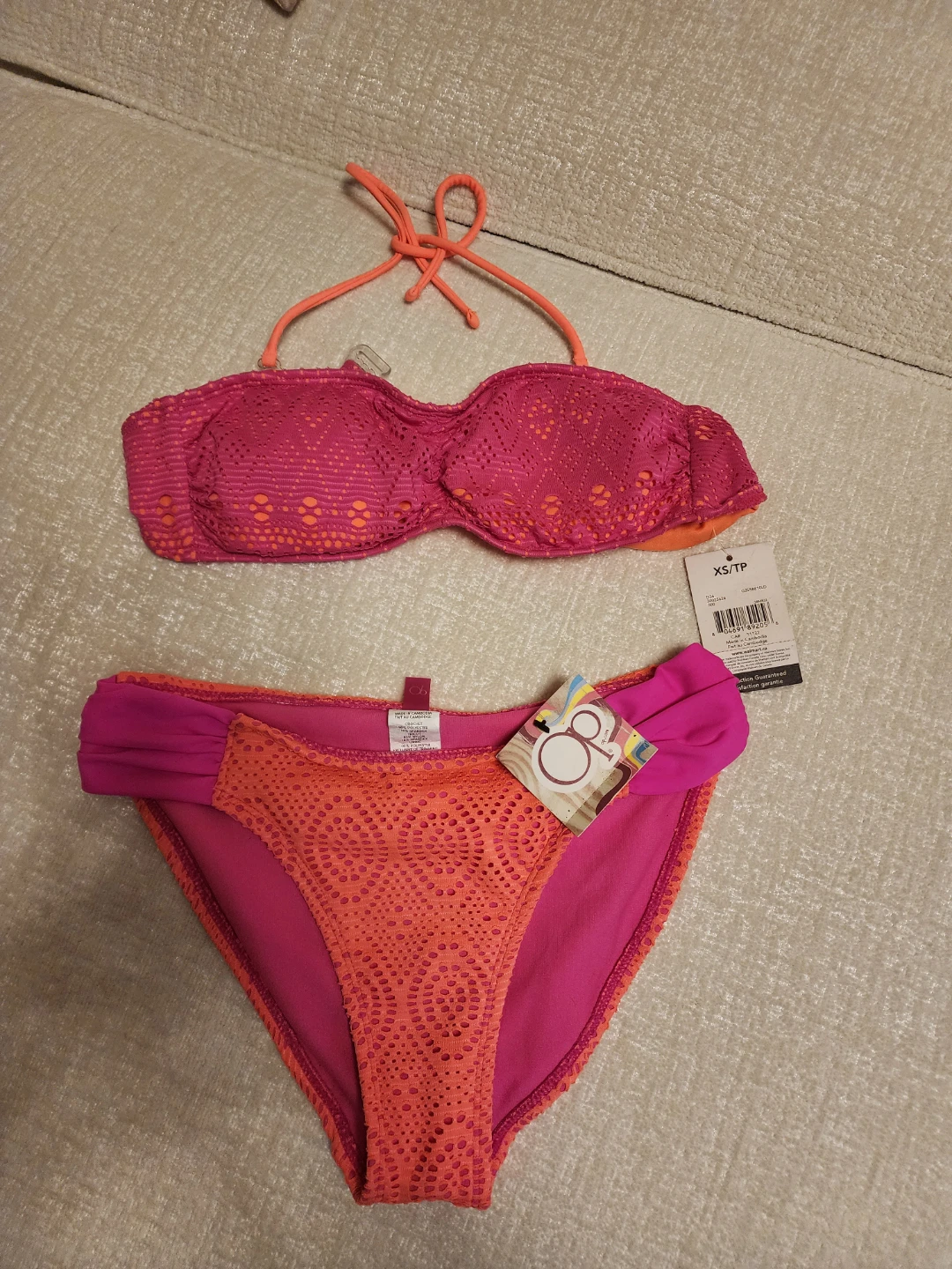 BNWT Bikini Set - Pink & Orange - BRAND NEW - photo 3