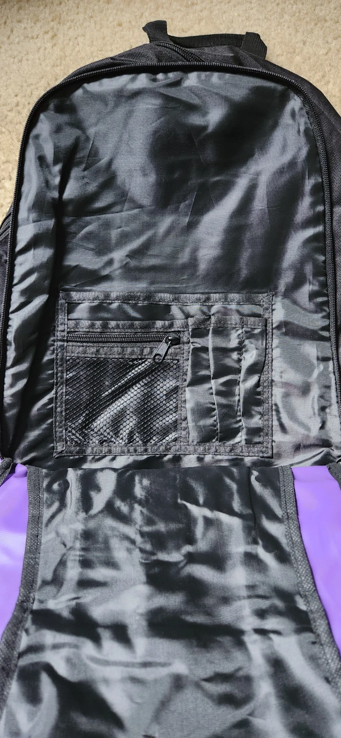 Tek Gear Black & Purple Backpack - photo 5
