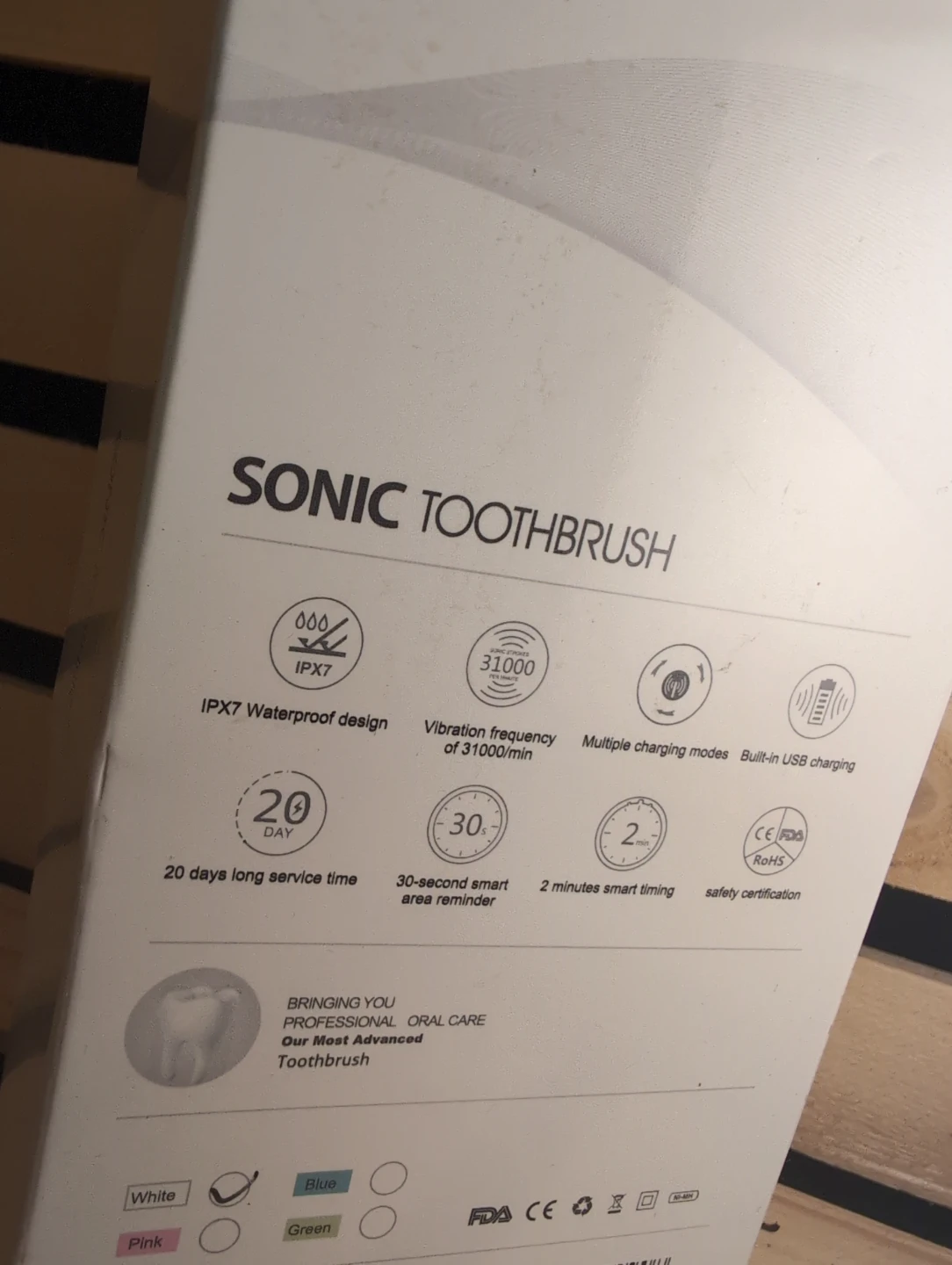 Sonic Toothbrush - White BRAND NEW UNOPENED ITEM! - photo 3