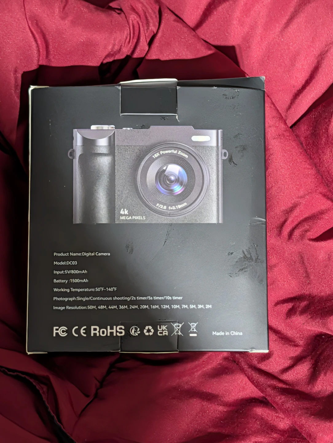 Digital Camera DC03 with 16X Zoom and 50MP - photo 2