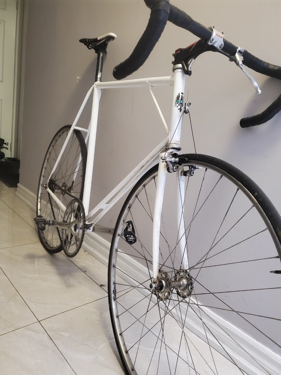 White Single Speed Fixie Bike - photo 2