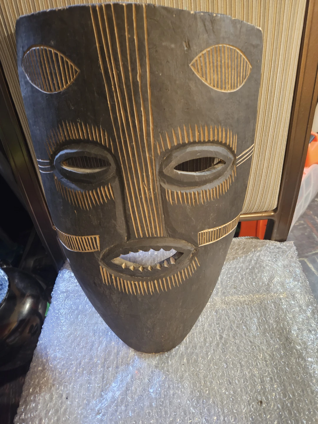 Decorative Wooden Mask - photo 2