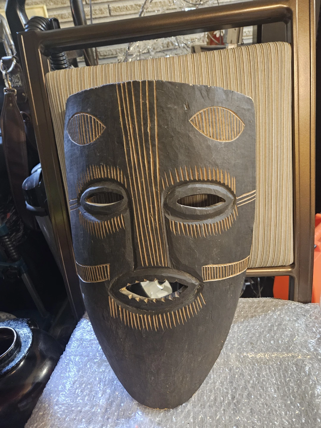 Decorative Wooden Mask - photo 3