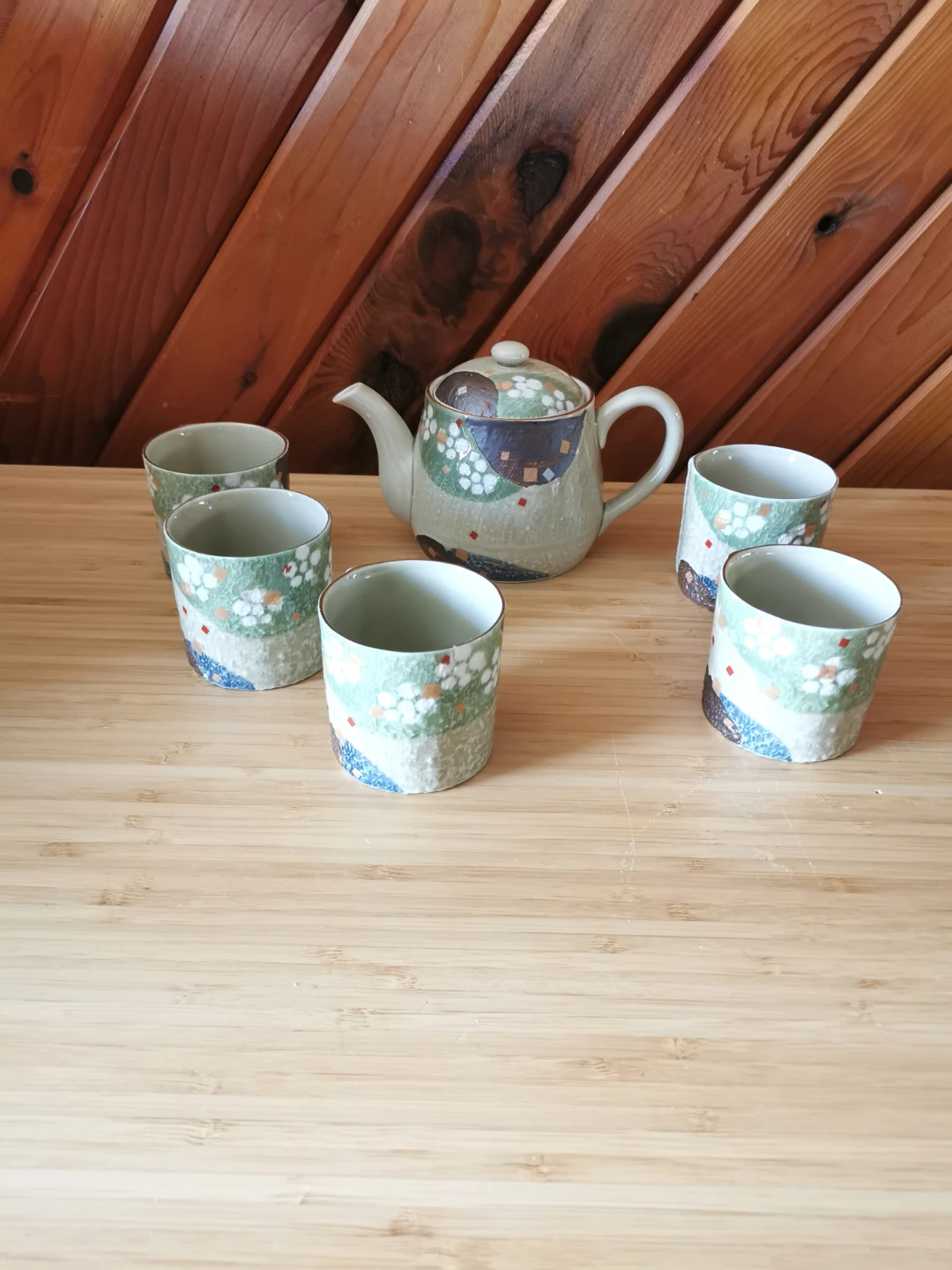 Japanese Arita Porcelain Tea Set