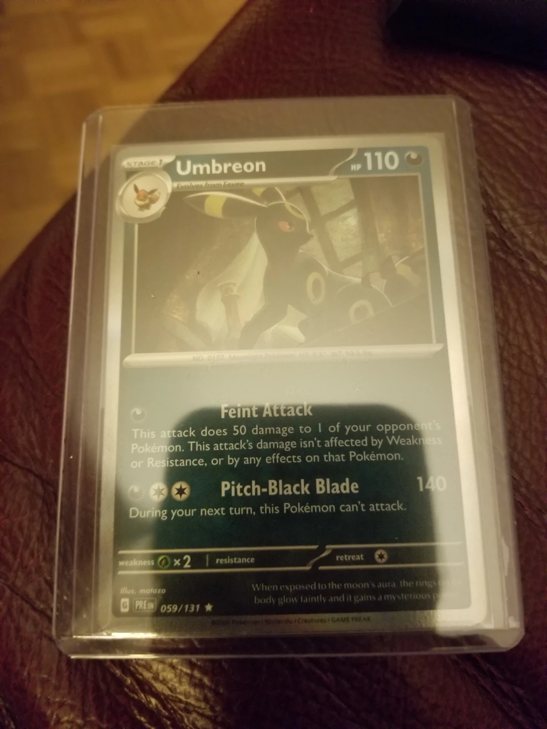 Pokémon Umbreon Stage 1 Card 059/131