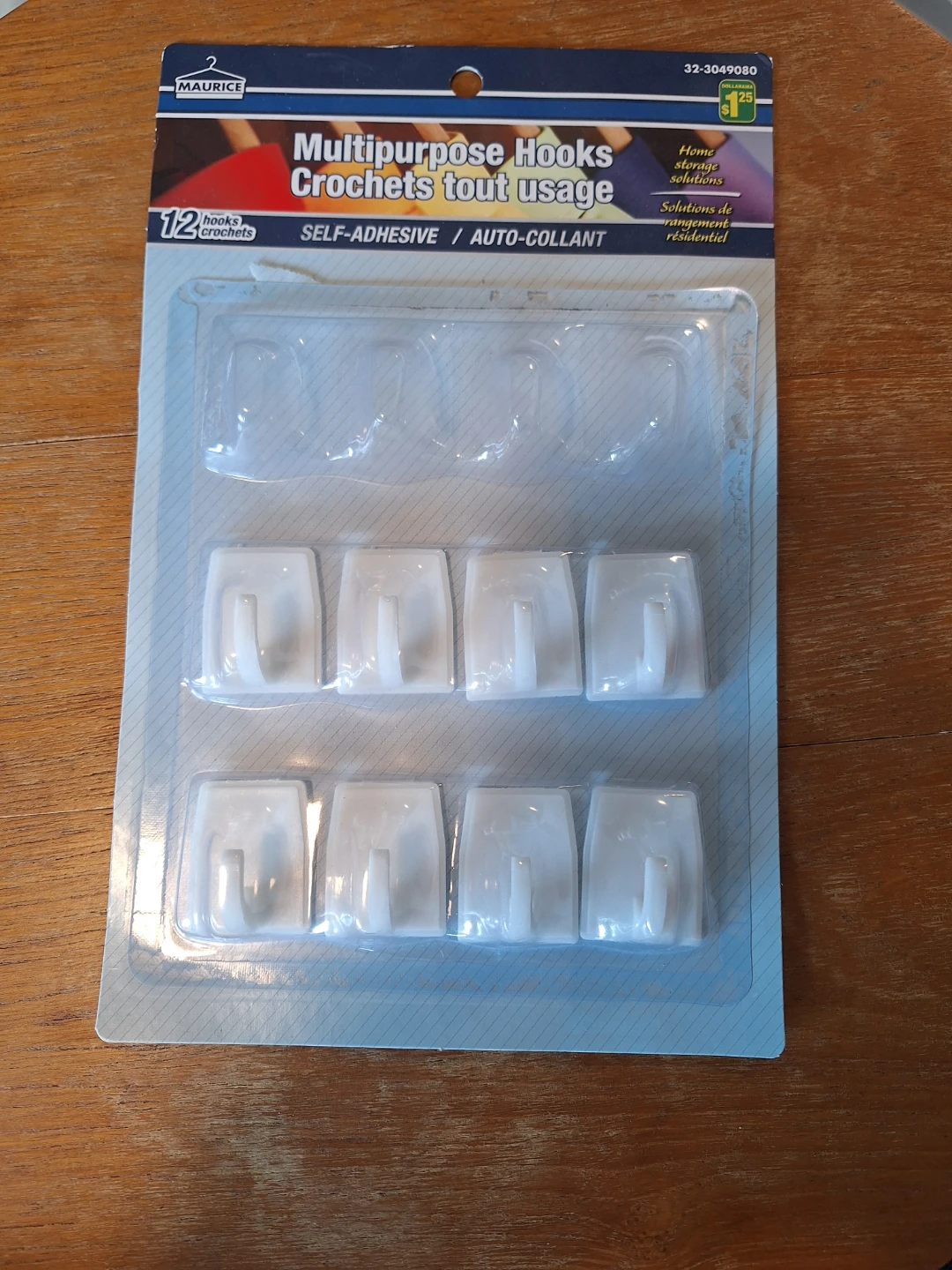 Self-Adhesive Hooks x8