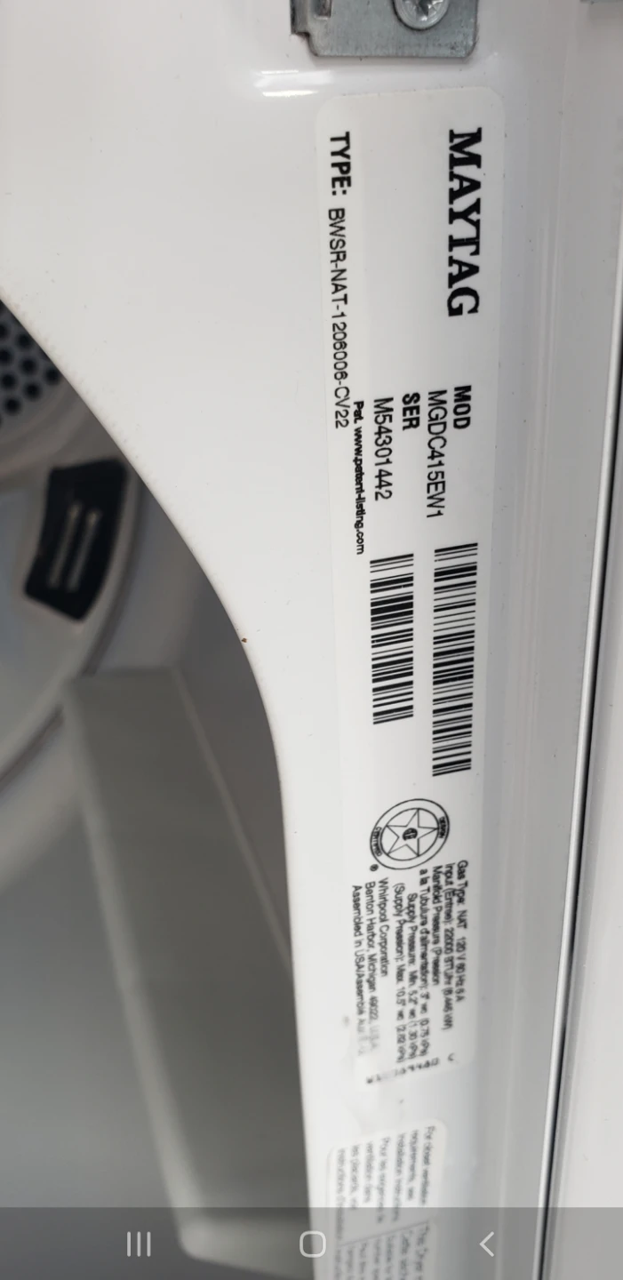 Maytag Electric Dryer - photo 2