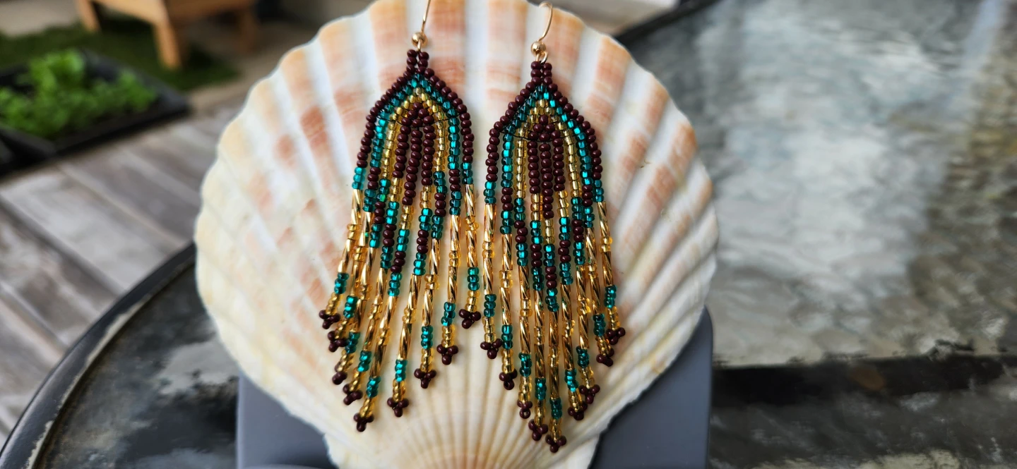 Beaded Dangle Earrings