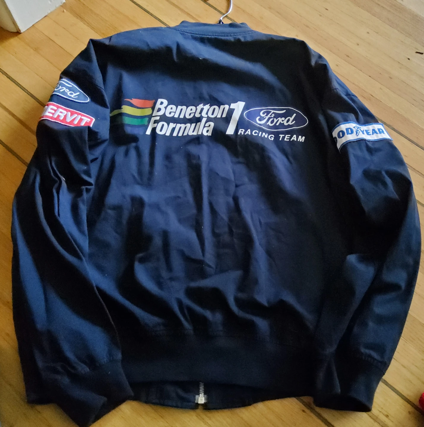Benetton Ford Formula 1 Racing Team Bomber Jacket - photo 2