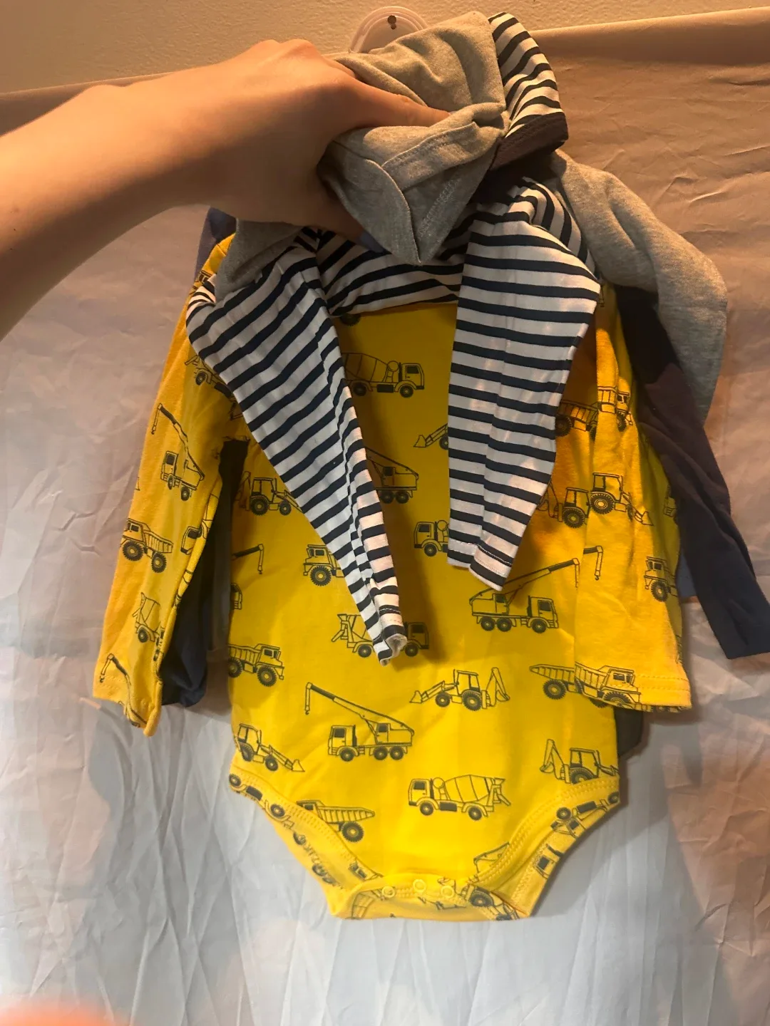 Baby Boys Long Sleeve Bodysuits 5-Pack (18M) - photo 5