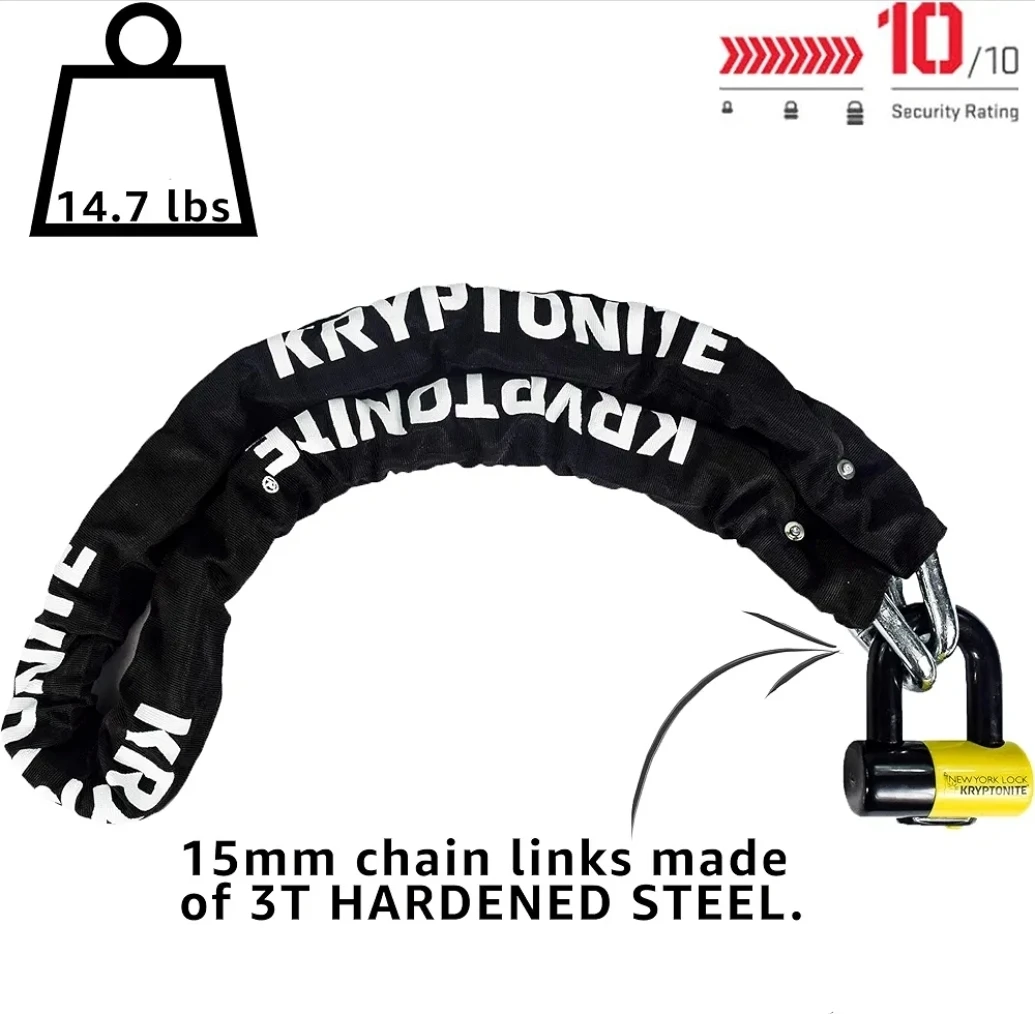 Kryptonite New York Lock 15mm Chain Link - photo 2