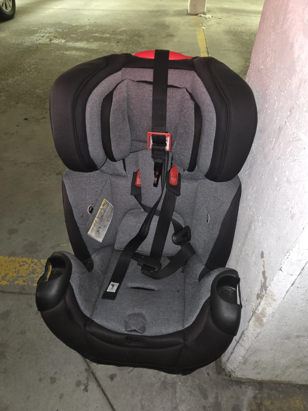 Grey Car Seat