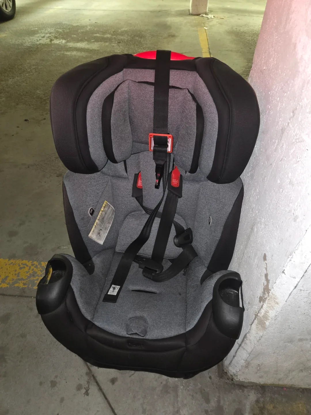 Grey Car Seat