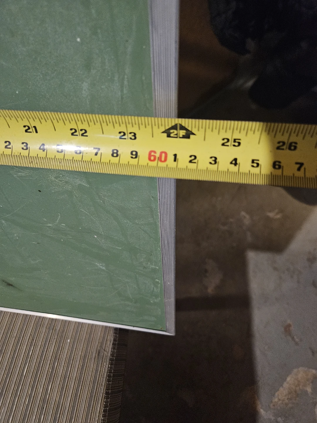 Green Chalkboard with Aluminum Frame - photo 2