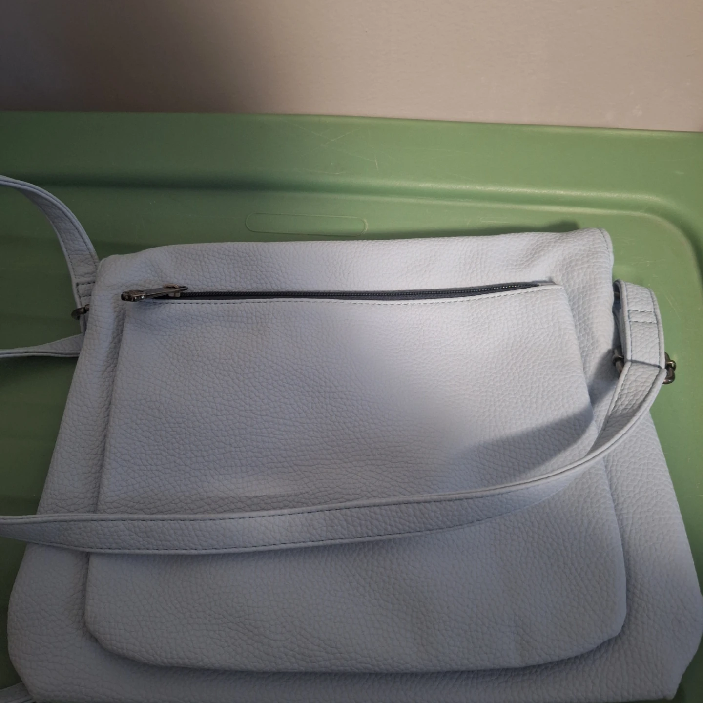 Fiorelli Blue Faux Leather Crossbody Purse - photo 4