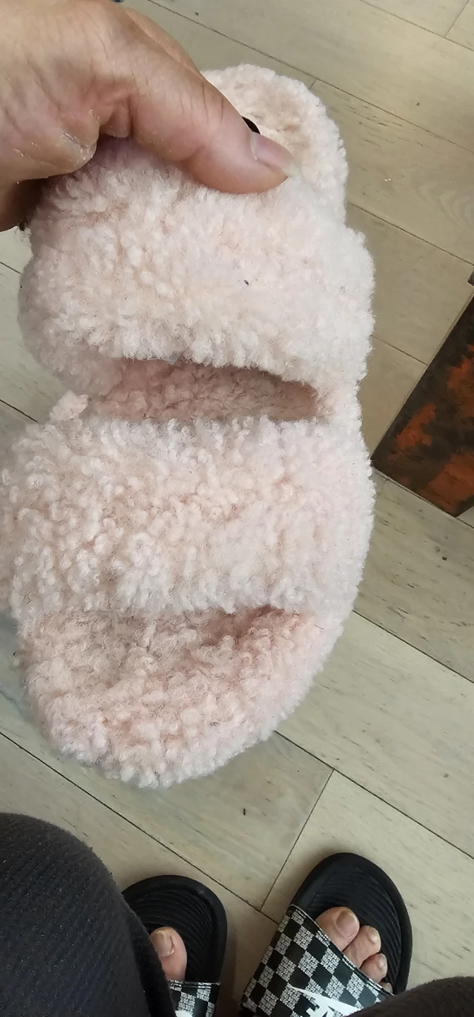Pink UGG Fluff Slides size 8 - photo 2