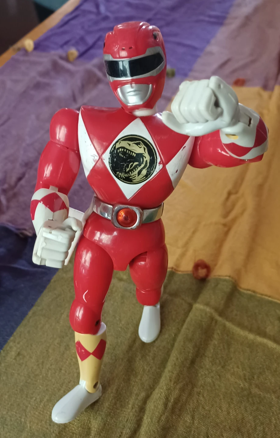 Vindage Red Power Ranger Action Figure - photo 2