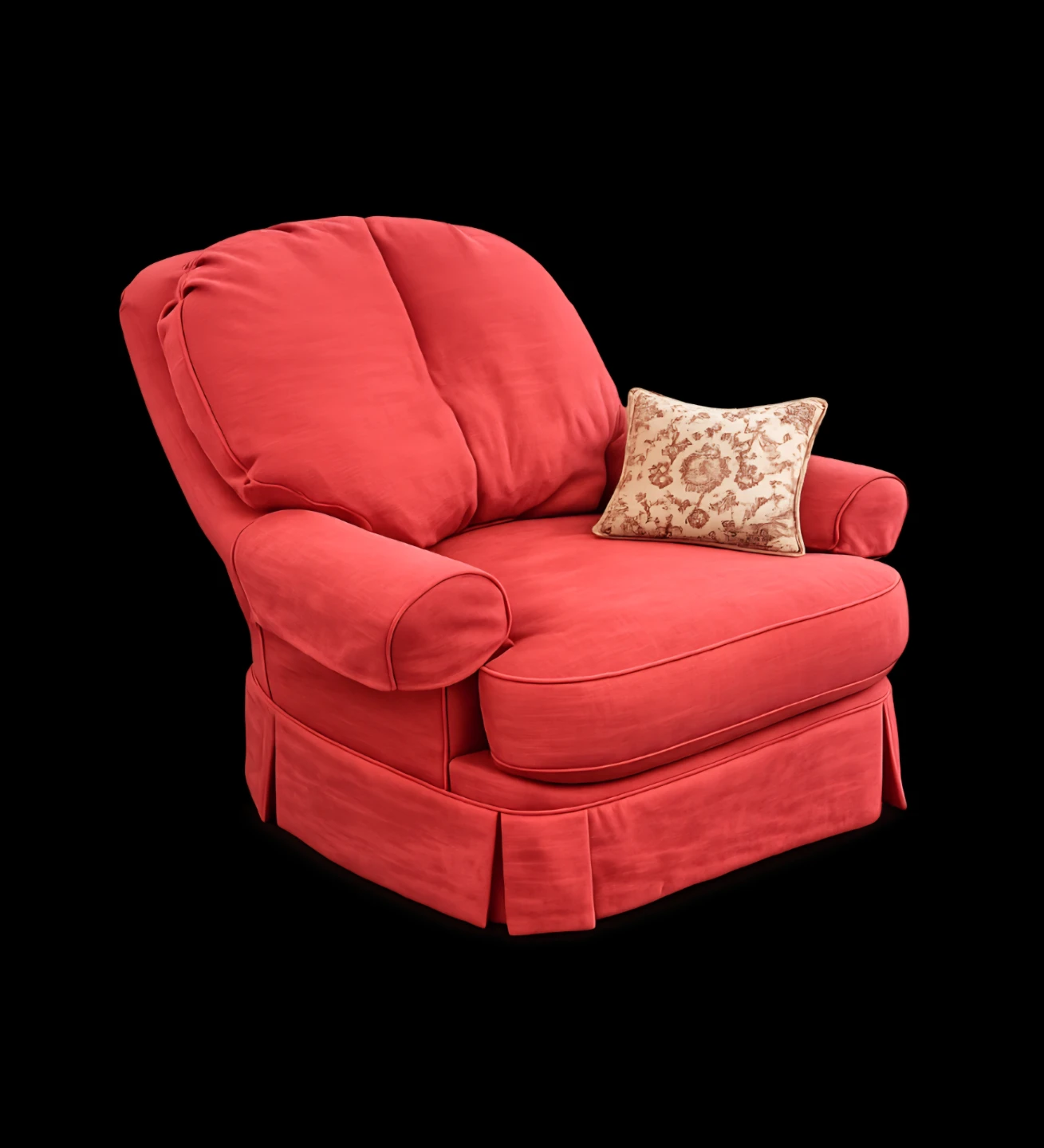 Red Recliner Chair. New. Display Model - photo 3