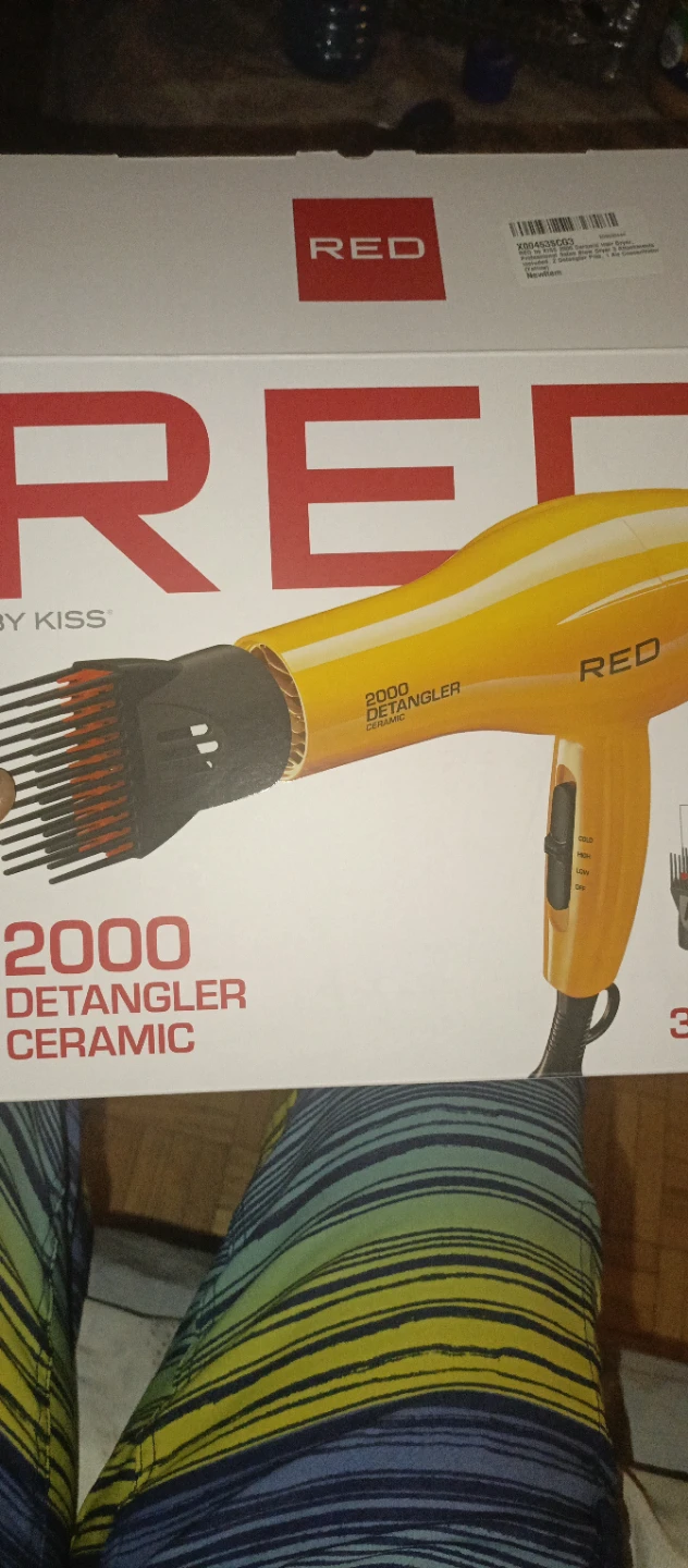 RED by KISS 2000 Detangler Ceramic Hair Dryer