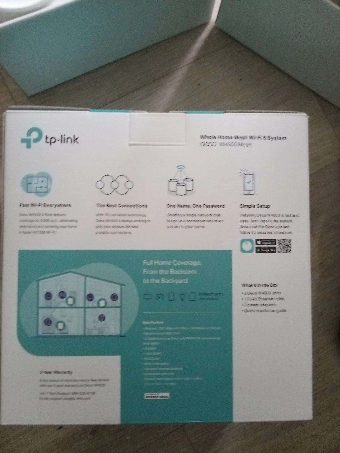 TP-Link Deco W4500 Whole Home Mesh Wi-Fi 6 System (2-Pack) - photo 4