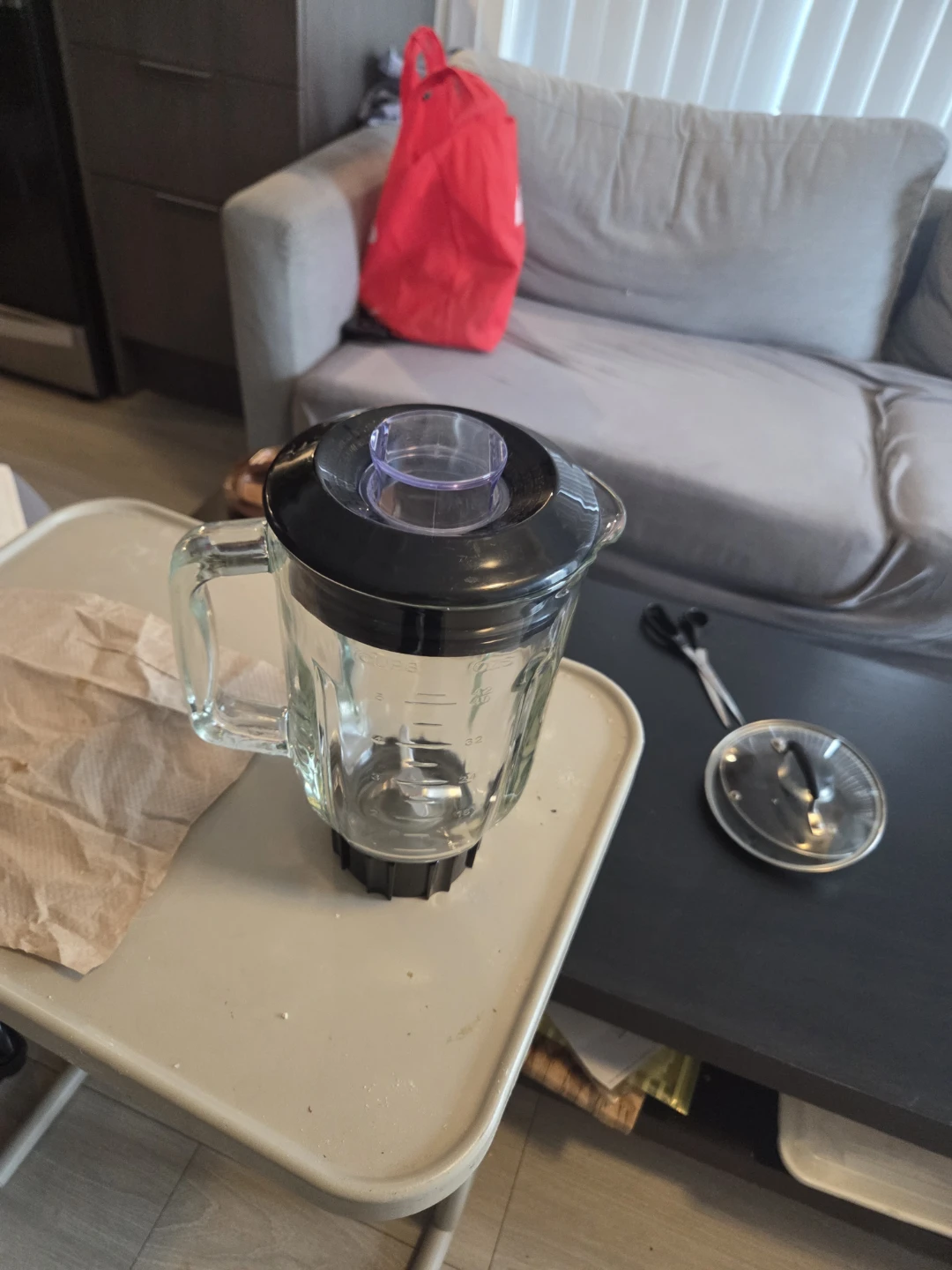 Glass Blender Jar with Lid - photo 4