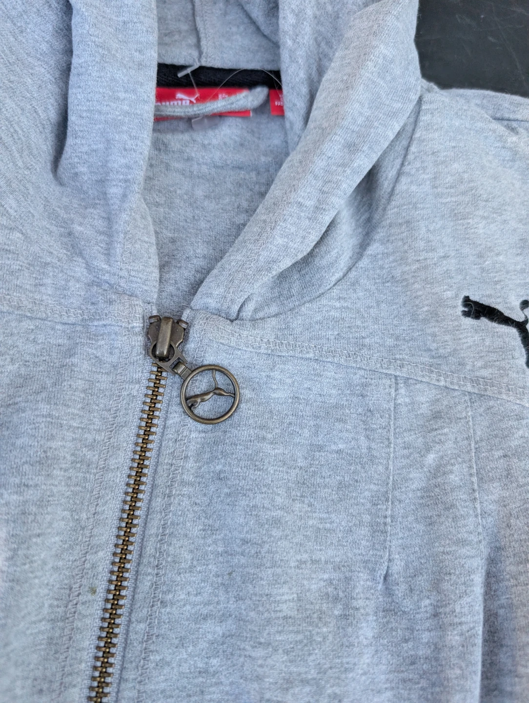 Puma Grey Zip-Up Hoodie - photo 3