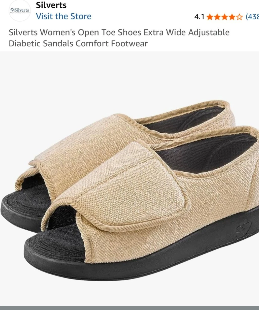 FitVille Women's Extra Wide Diabetic Shoes - Black - photo 3