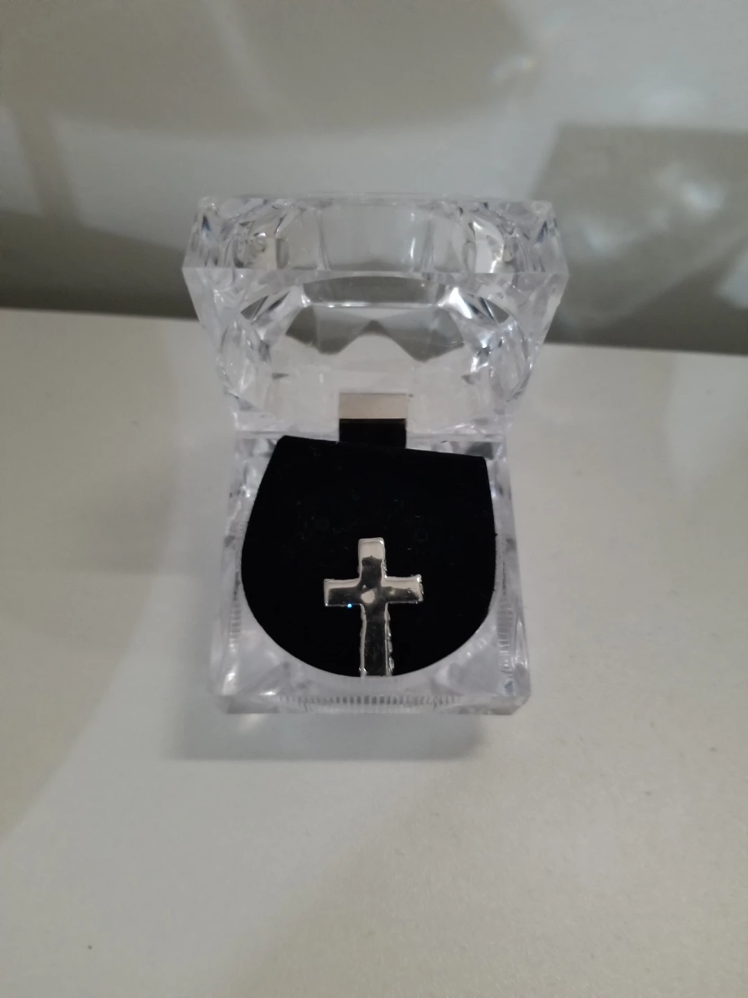 Cross Pendant with Rhinestones - photo 2