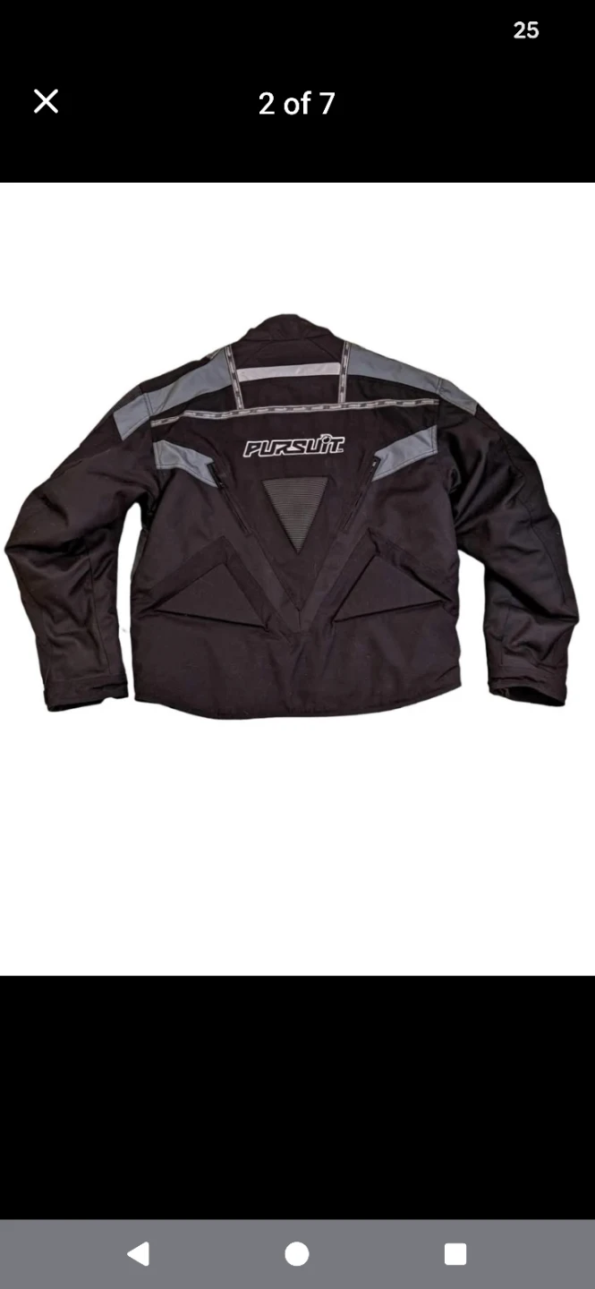 MENS XL motorcycle jacket *Elbow and shoulder pads missing* - photo 2