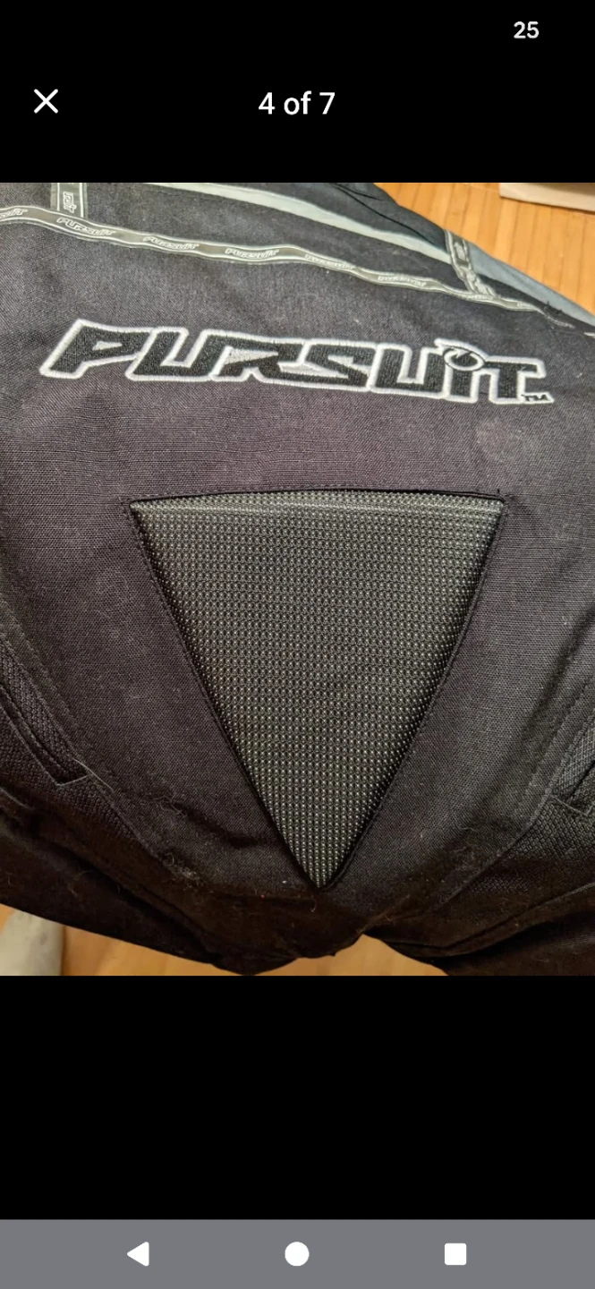 MENS XL motorcycle jacket *Elbow and shoulder pads missing* - photo 4