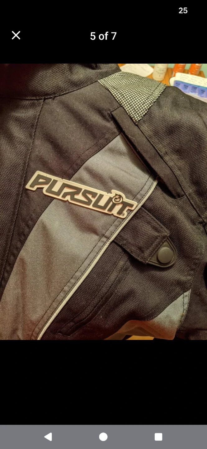 MENS XL motorcycle jacket *Elbow and shoulder pads missing* - photo 5