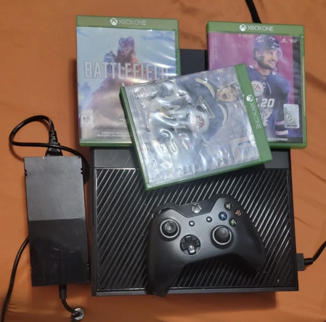 Xbox One Console with Controller and Games
