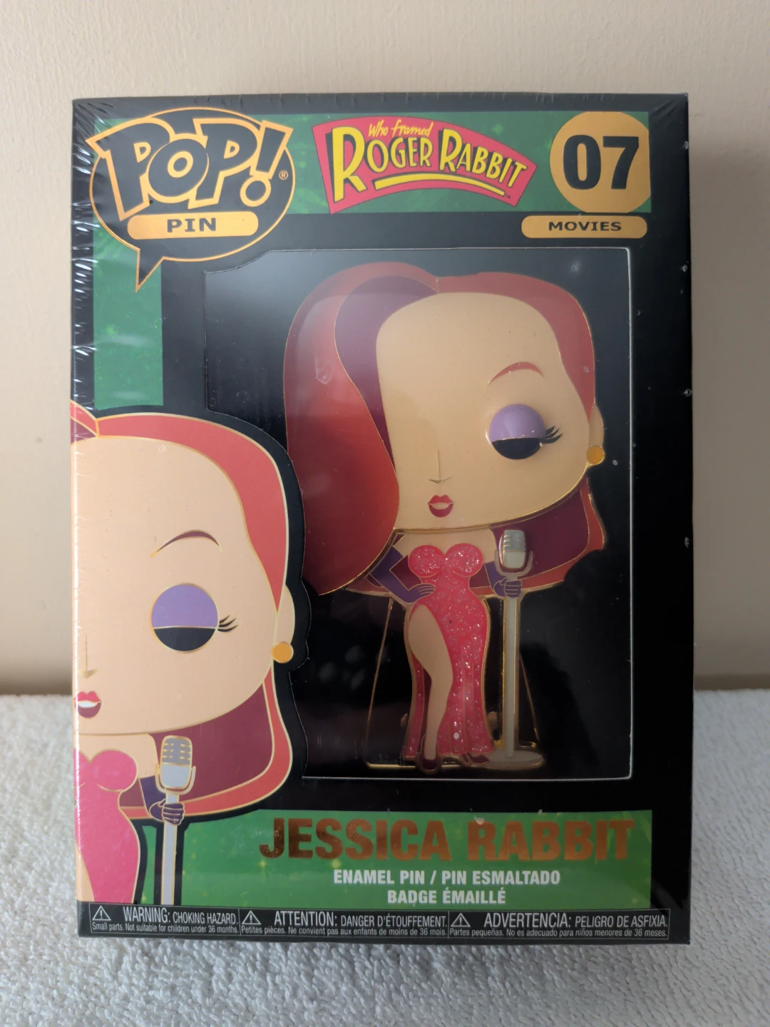 $10 Funko Pop! Pin Jessica Rabbit Who Framed Roger Rabbit 07