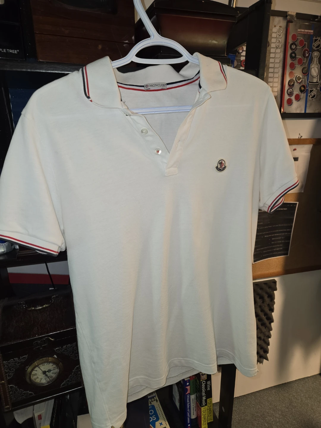 Moncler White Polo Shirt - photo 2
