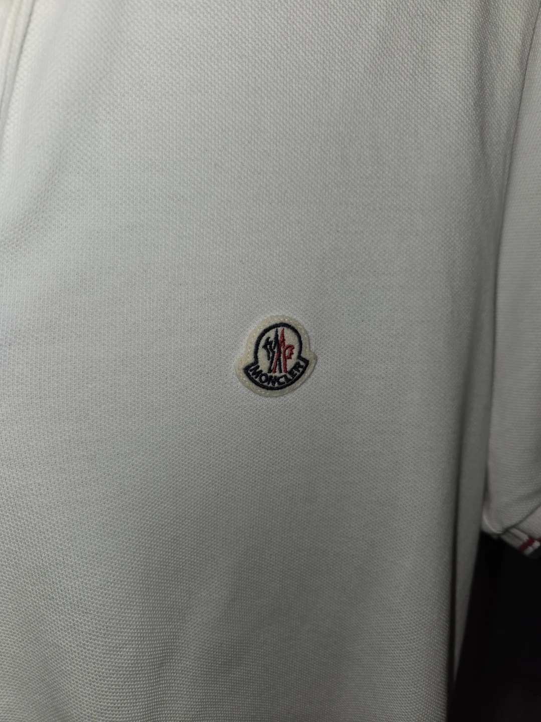 Moncler White Polo Shirt - photo 3