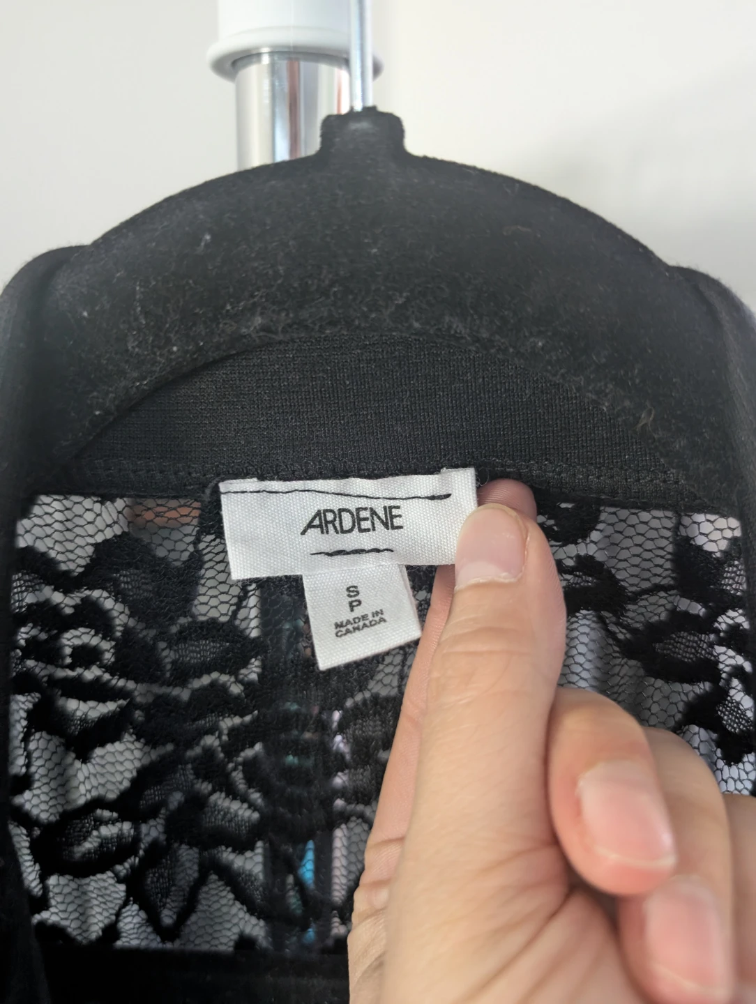 Ardene Black Lace Back Blazer - Size P - photo 2