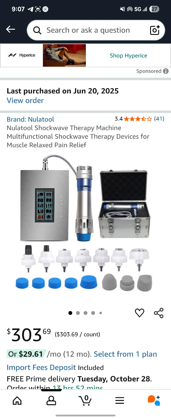 Nulatoool Shockwave Therapy Machine - photo 3