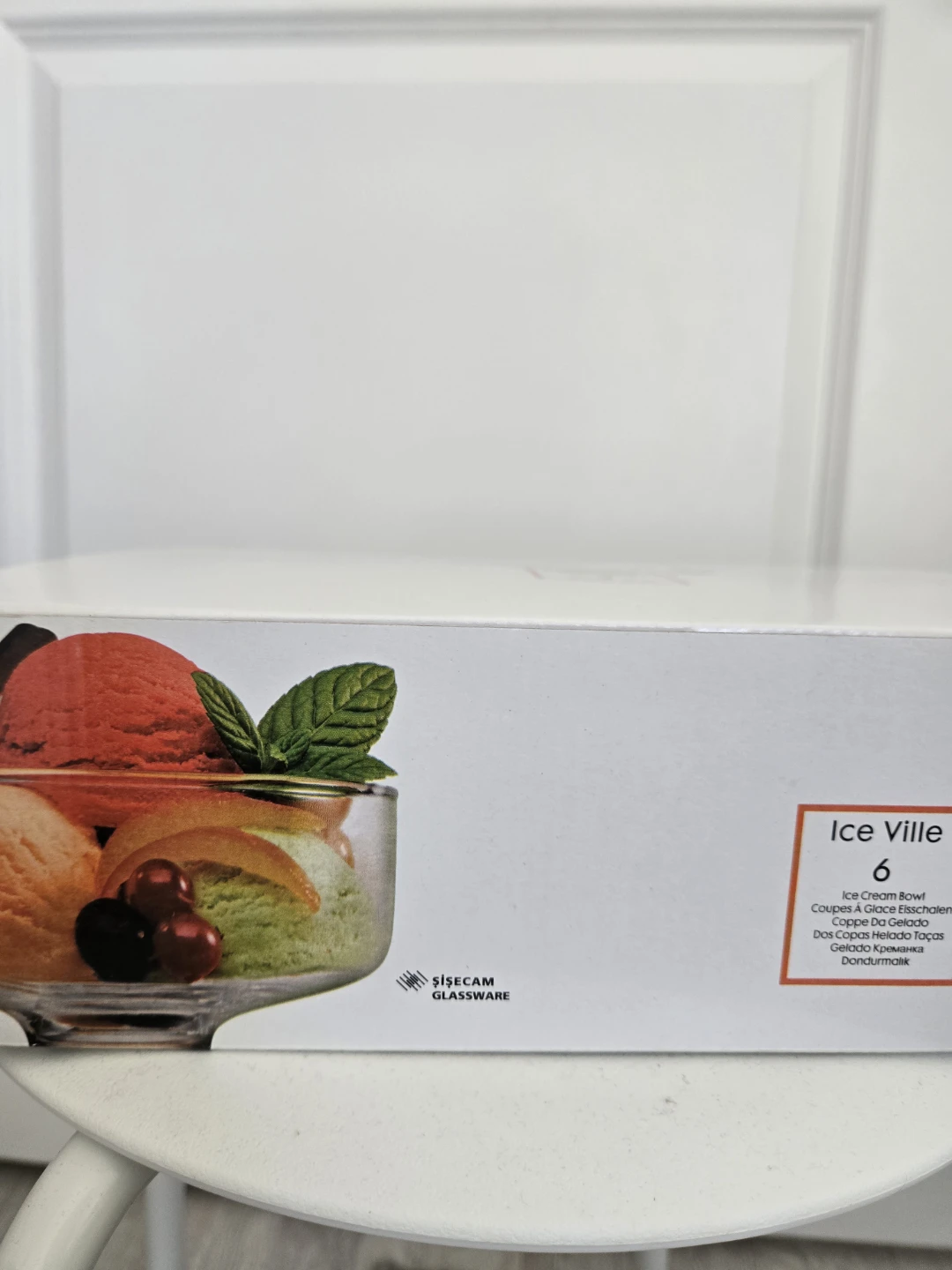 Paşabahçe Ice Ville Ice Cream Bowls Set of 6. Unopened. - photo 4