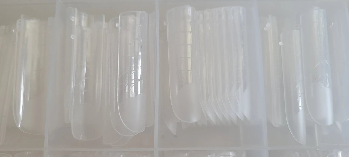 240pcs Long Clear False Nail Tips - photo 3