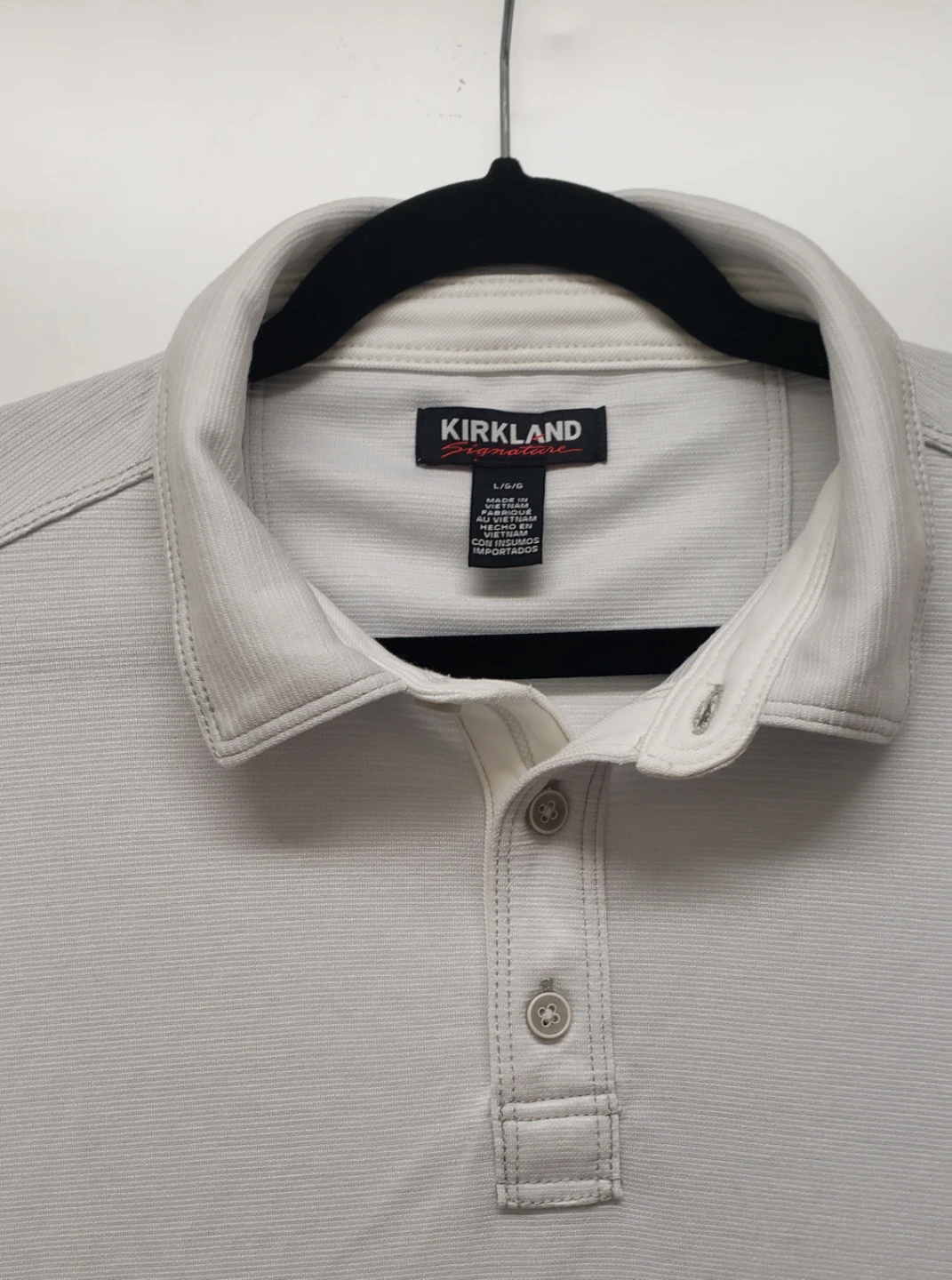 Brand new Mens Kirkland Signature Men's Polo Shirt - Grey - photo 2