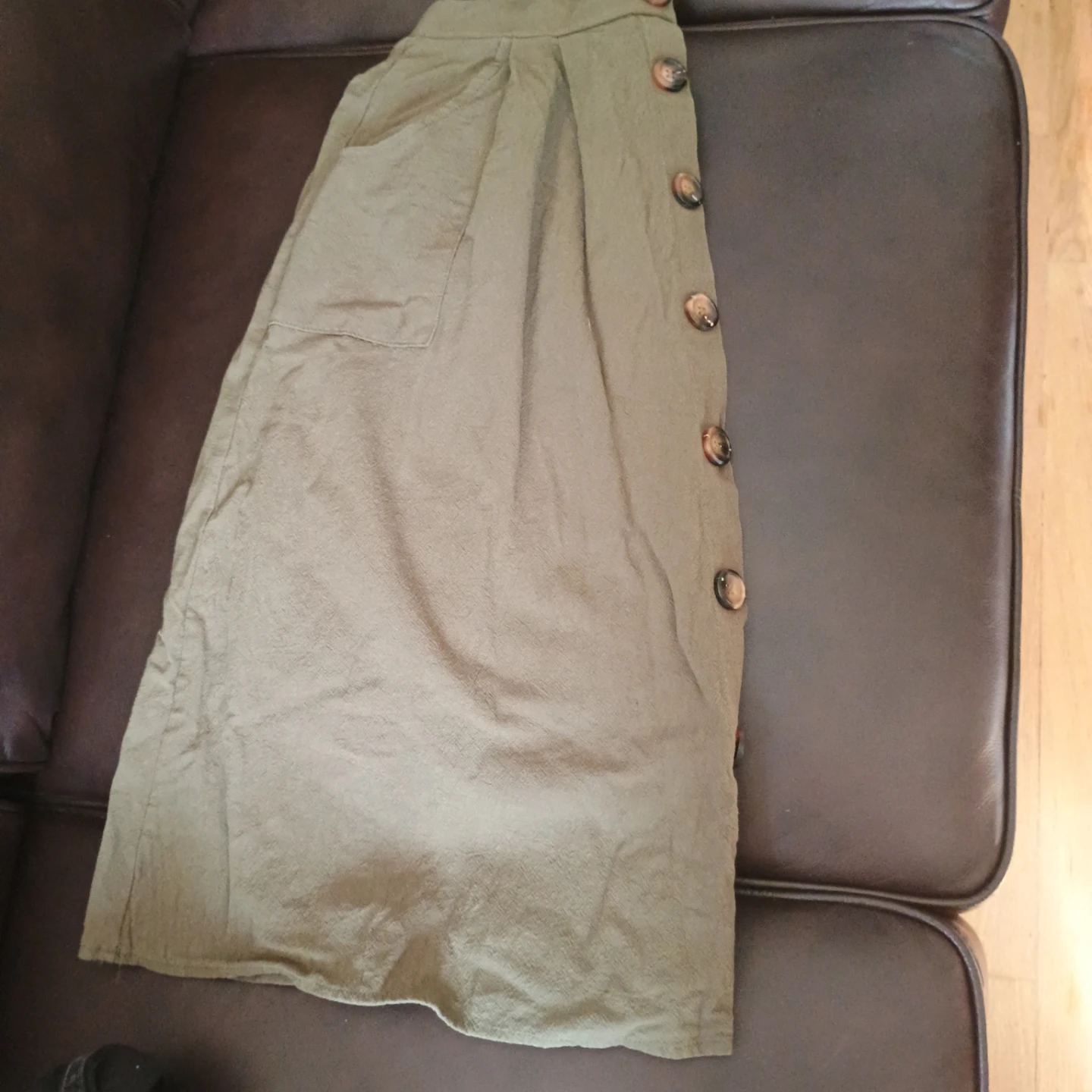 Naggoo Button-Front Midi Skirt - photo 5