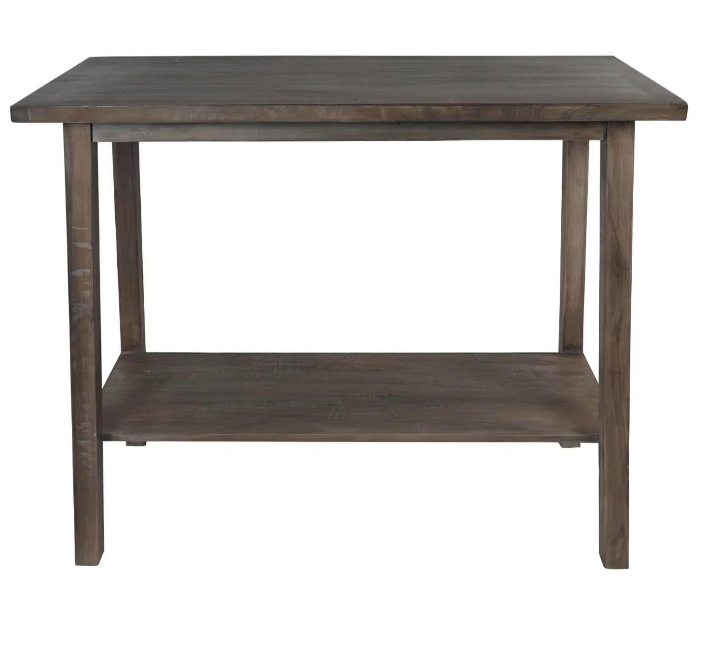 Wooden Console Table with Shelf. Washed Walnut.. 36 x 16 x 30H - photo 4