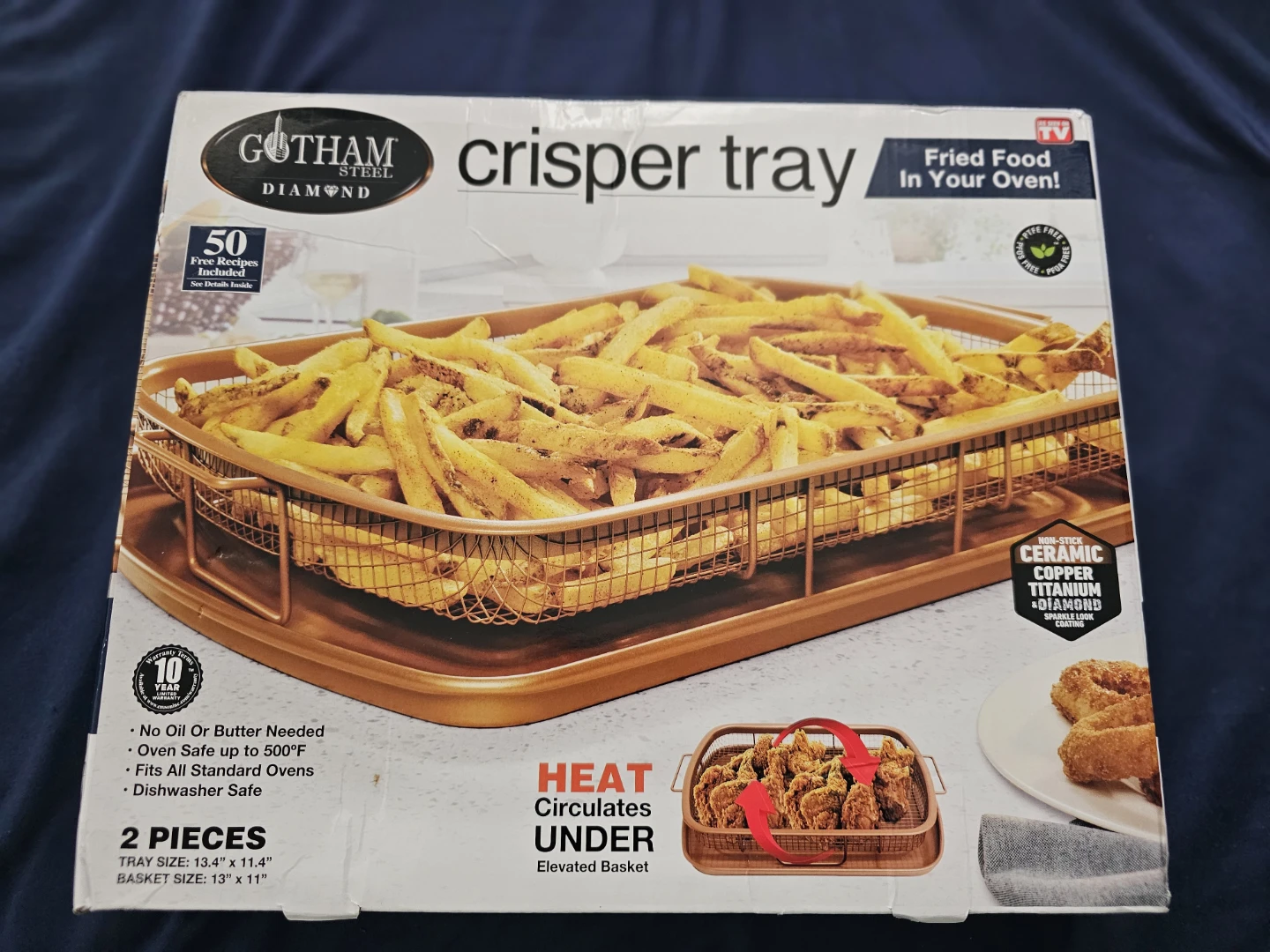 Gotham Steel Crisper Tray, 2-Pieces ⚽️