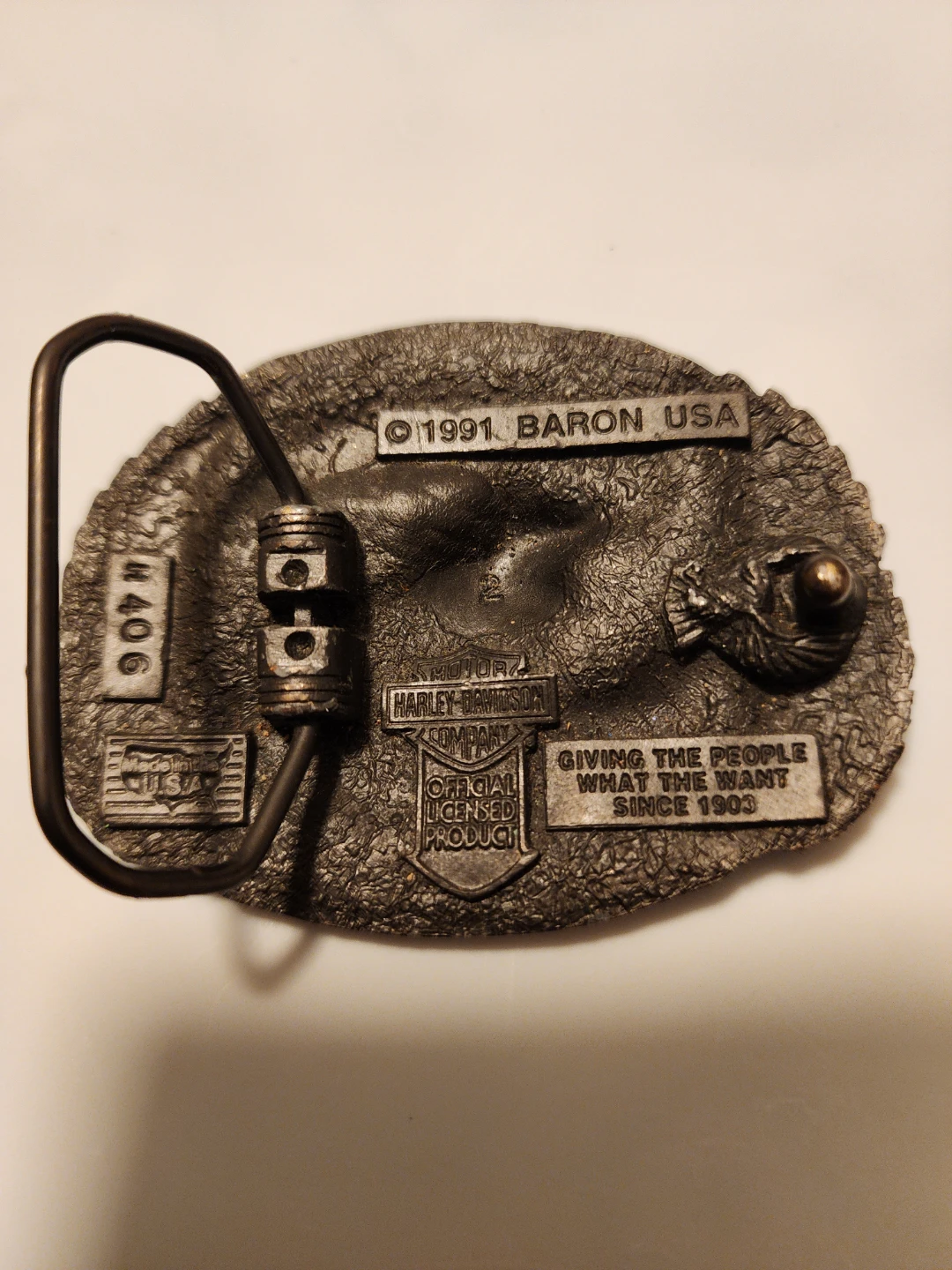 Vintage Harley-Davidson Belt Buckle - photo 3