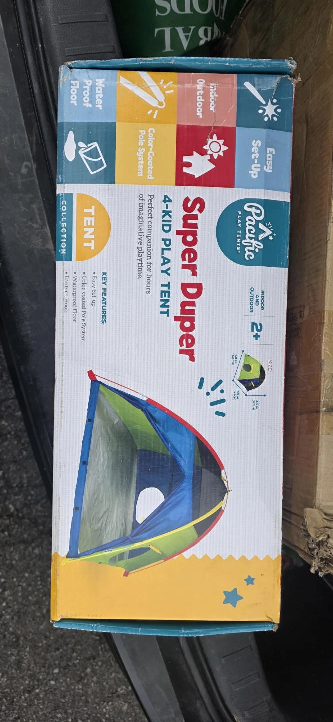Pacific Play Tents Super Duper 4-Kid Play Tent