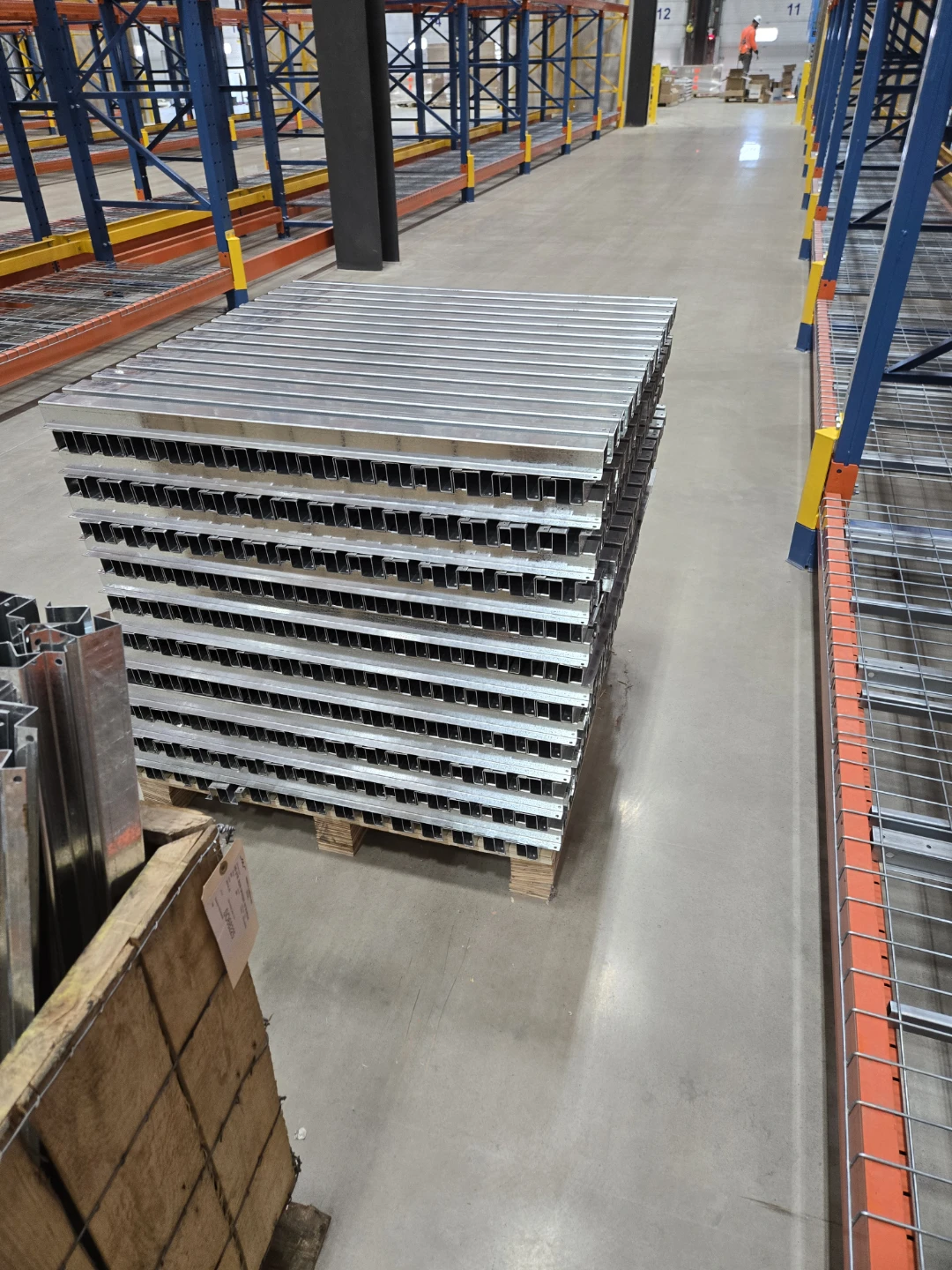38" Metal safety bars for racking