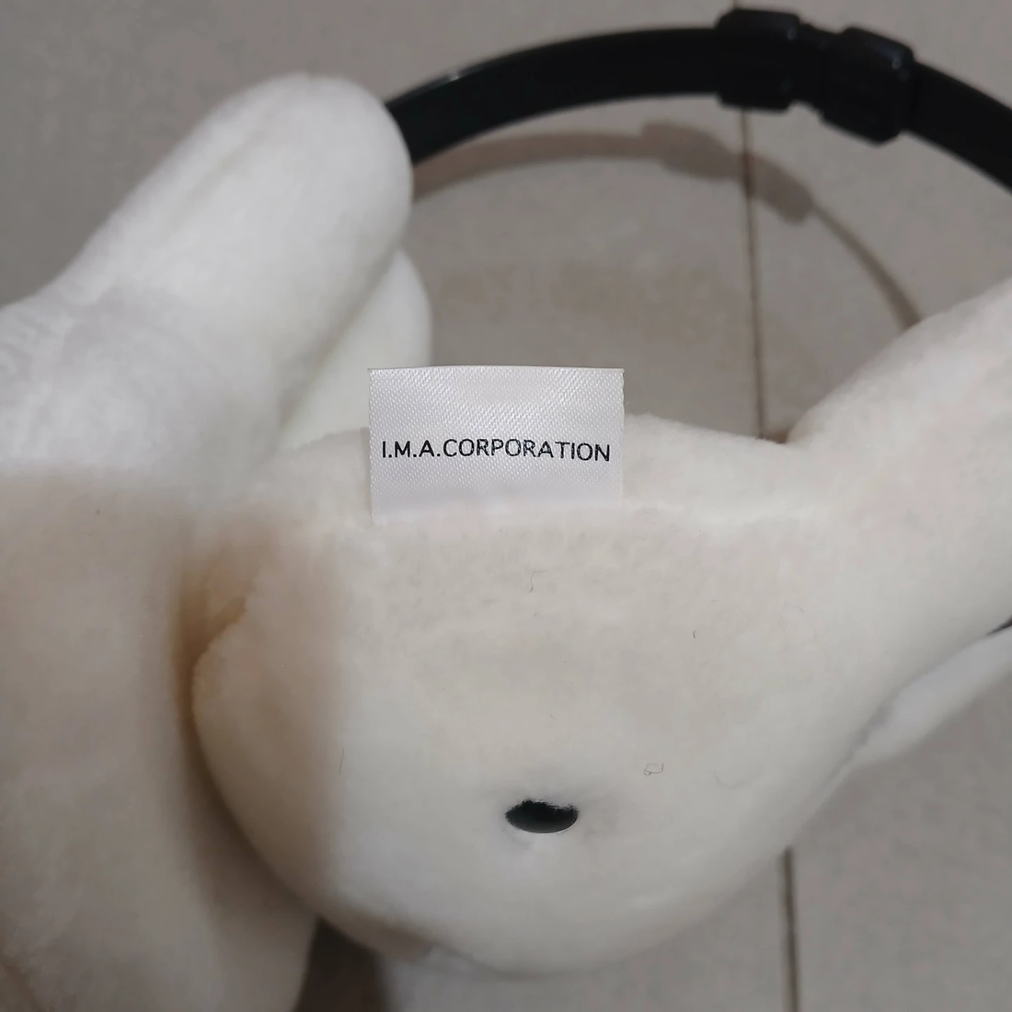 ⚽ White Plush Miffy Earmuffs - photo 4