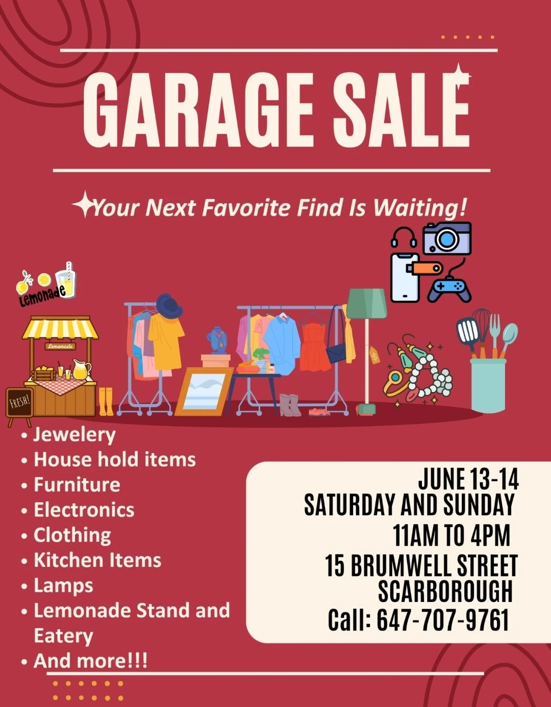 Garage Sale in Scarborough