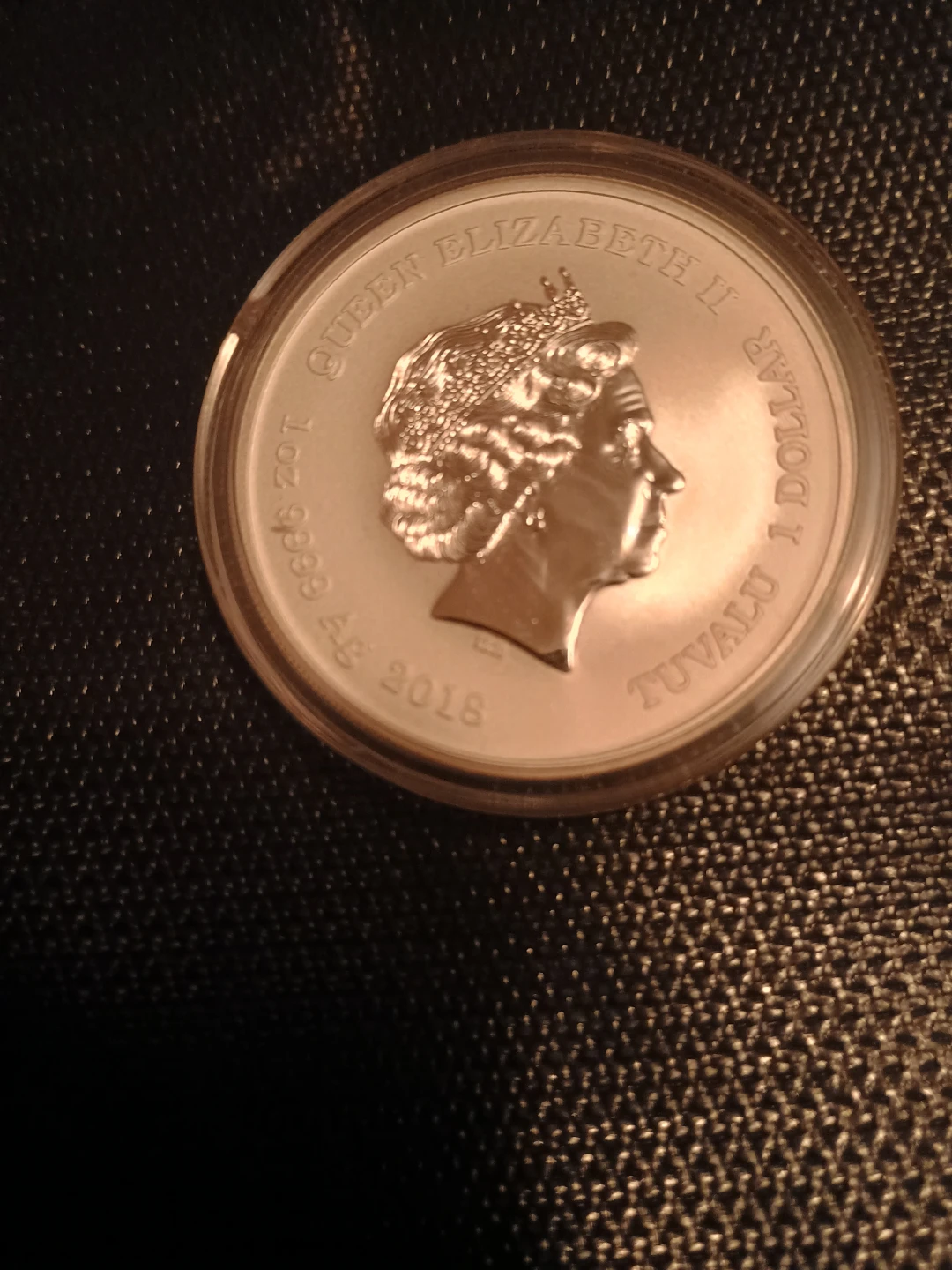 Tuvalu 2018 1oz 999 Ag Thor Coin - photo 3